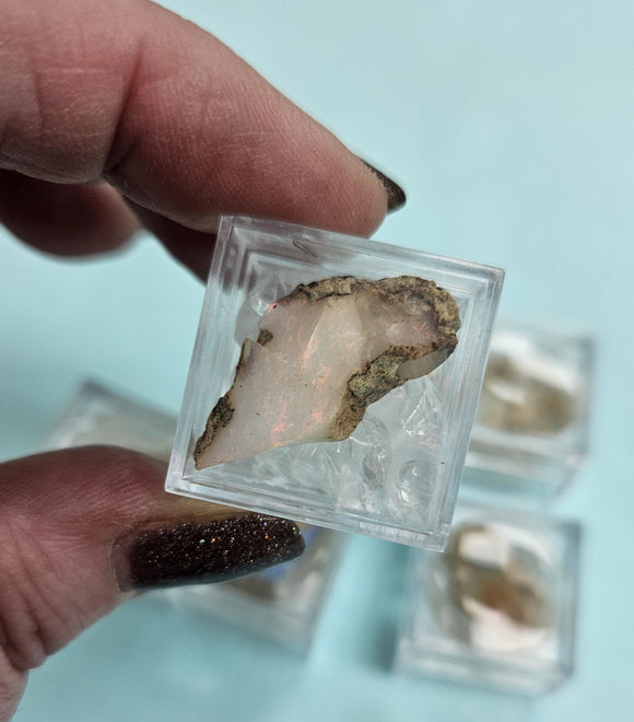 Crystals - Ethiopian Opal in Display Case