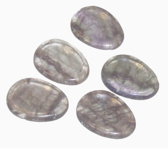 Crystal Worry Stone - Fluorite