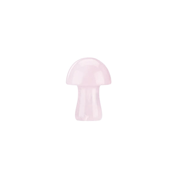 Crystal Mushroom - Rose Quartz