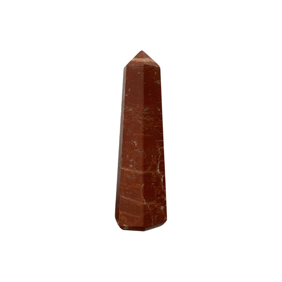 Crystal Obelisk Tower - Red Jasper