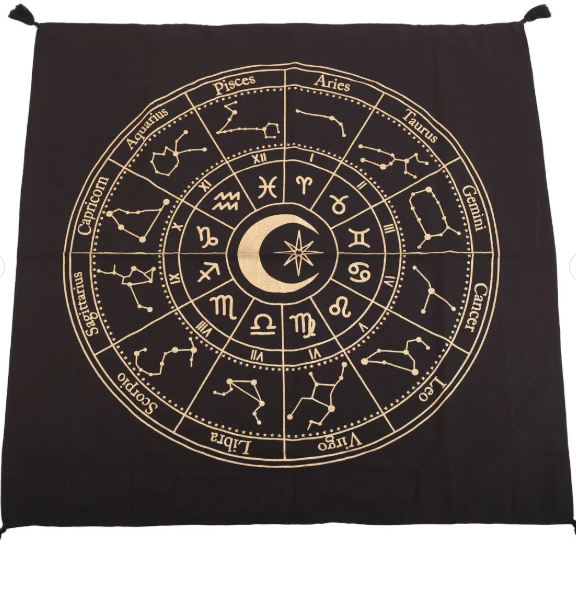 Altar Cloth - Astrology Wheel