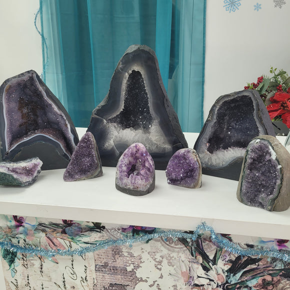 Amethyst Cut Base - A Grade