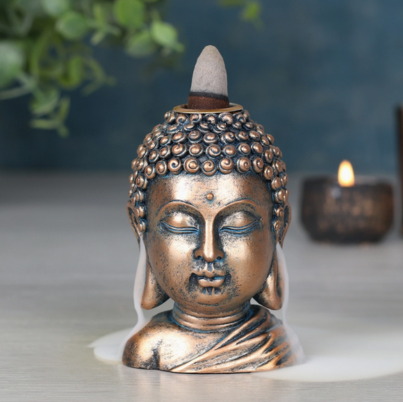 Backflow Burner - Bronze Buddha