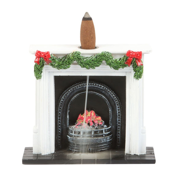 Incense Backflow Burner - Festive Fireplace