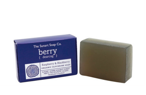 Berry - Raspberry & Blackberry Organic Glycerine Soap 140g