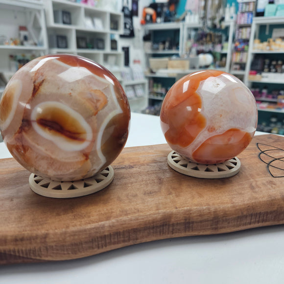 Crystal Sphere - Carnelian