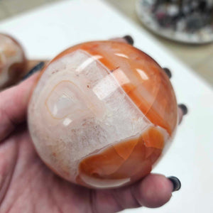 Crystal Sphere - Carnelian