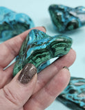 Chrysocolla & Malachite Polished