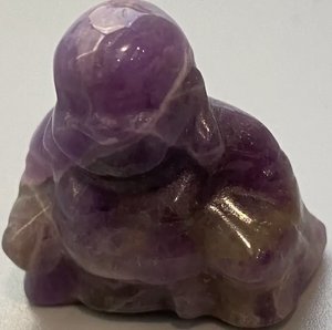 Crystal Buddha - Amethyst