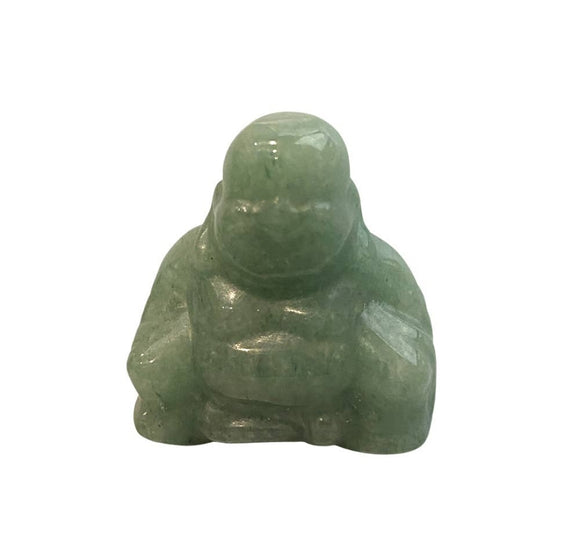 Crystal Buddha - Green Aventurine