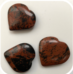 Crystal Heart (small) - Mahogany Obsidian