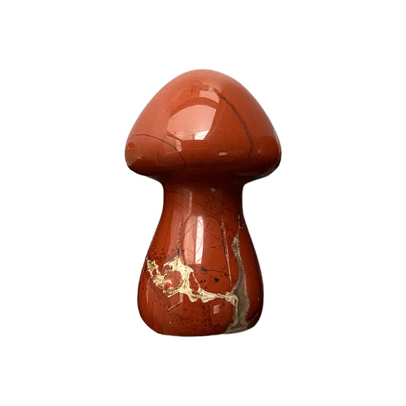 Crystal Mushroom (med) - Red Jasper