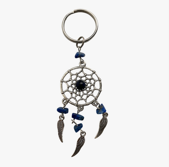 Crystals - Keyring - Lapis Lazuli Dream Catcher