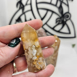Crystal Obelisk Tower - Flower Agate