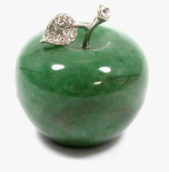 Crystal Apple - Green Aventurine