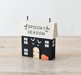 Halloween Rustic House Blocks
