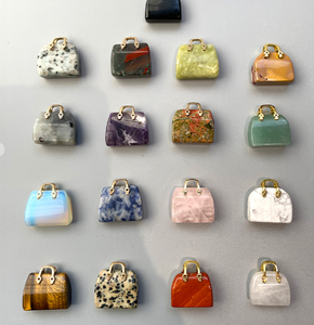 Crystals - Mini Handbag - Howlite