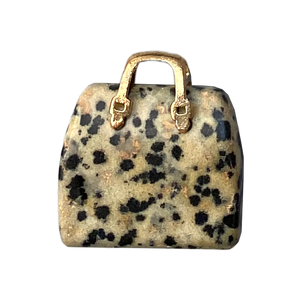 Crystals - Mini Handbag - Dalmation Jasper