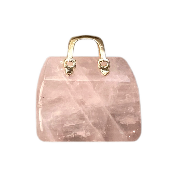 Crystals - Mini Handbag - Rose Quartz