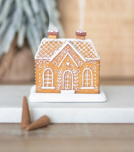 Christmas Incense Cone Burner - Gingerbread House