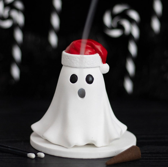 Incense Cone Burner - Festive Ghost