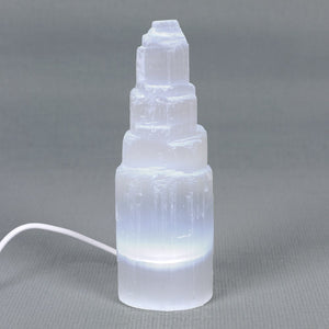 Selenite LED Tower (with USB)