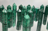 Crystal Tower - Malachite (Solid Form)