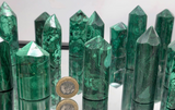 Crystal Tower - Malachite (Solid Form)