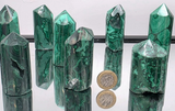 Crystal Tower - Malachite (Solid Form)