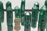 Crystal Tower - Malachite (Solid Form)
