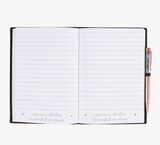 Manifestation Journal Notebook with Amethyst Pen