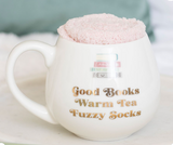 Mug & Socks - Good Books & Fuzzy Socks