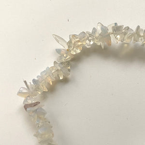 Gemstone Chip Stretch Bracelet - Opalite