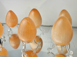 Crystal Eggs - Orange Selenite