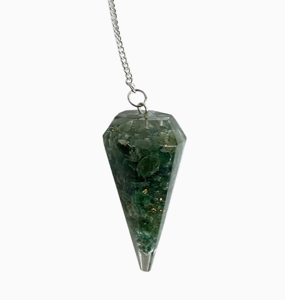 Pendulum - Orgonite - Green Aventurine
