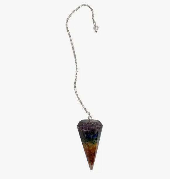 Pendulum - Orgonite - 7 Chakra