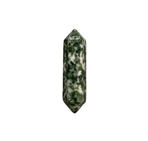 Crystals - Double Point Pencil - Moss Agate