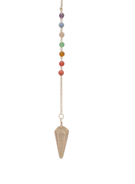 Pendulum - Chakra Bead - Selenite