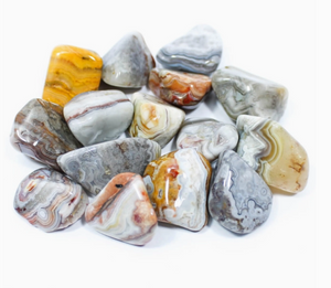 Crystals - Polished Tumble Stones - Crazy Lace Agate