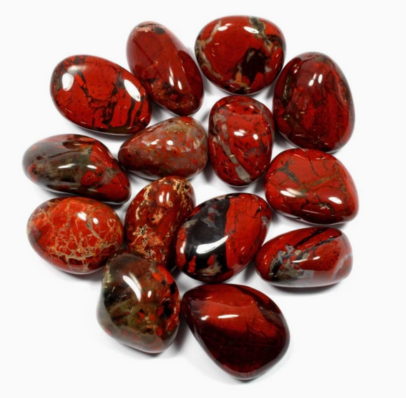 Crystals - Polished Tumble Stones - Poppy Jasper