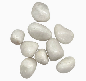 Crystals - Polished Tumble Stones - White Agate