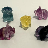 Crystal - Rainbow Fluorite - Mini Carvings