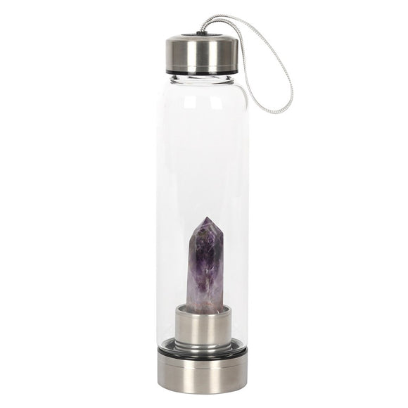 Crystal Water Bottle - Calming Amethyst