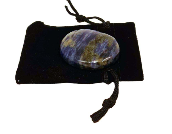 Crystal Worry Stone - Sodalite
