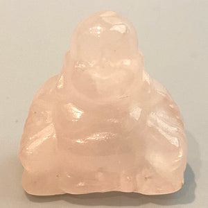Crystal Buddha - Rose Quartz