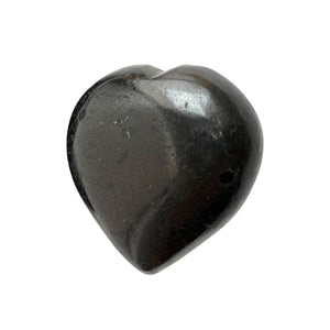 Crystal Heart - Black Agate