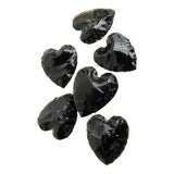 Crystal Heart - Black Obsidian (small)