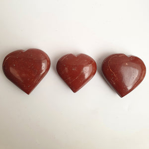 Crystal Heart - Red Jasper