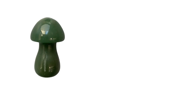Crystal Mushroom (med) - Green Aventurine