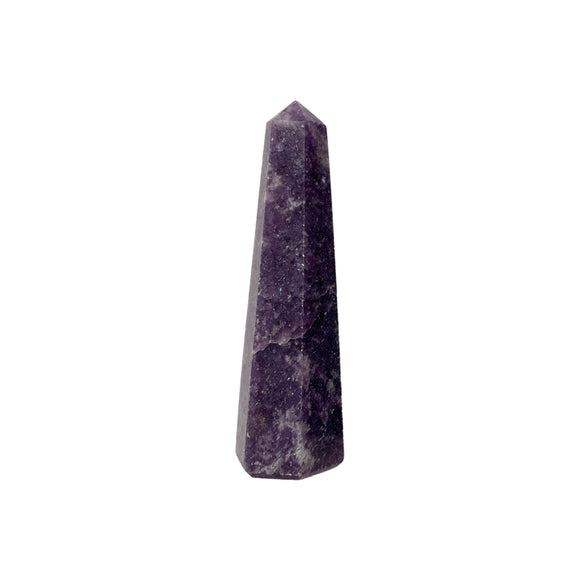 Crystal Obelisk Tower - Lepidolite